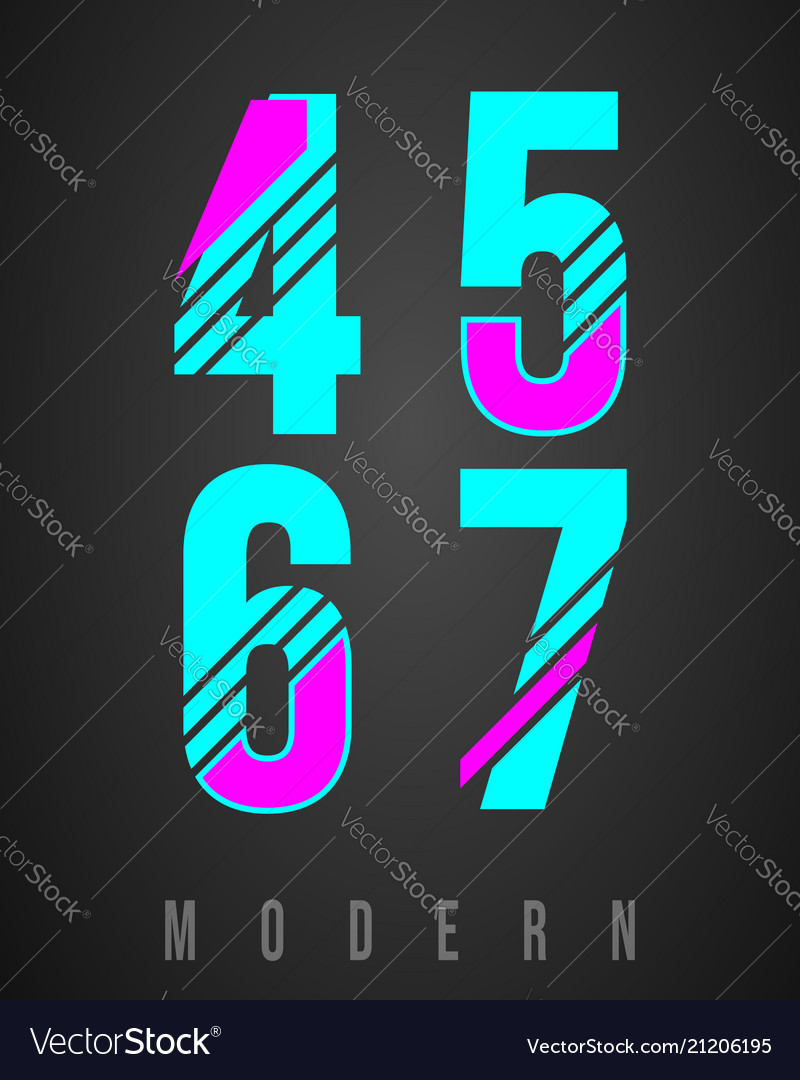 Detail Numbers Design Images Nomer 16
