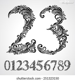 Detail Numbers Design Images Nomer 26