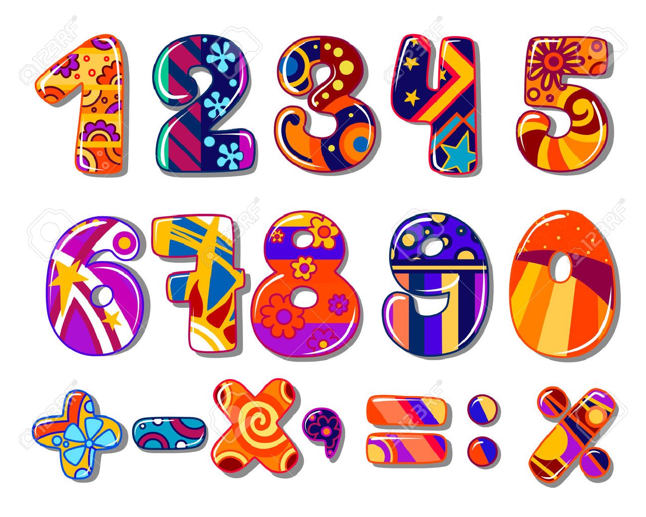 Detail Numbers Design Images Nomer 28