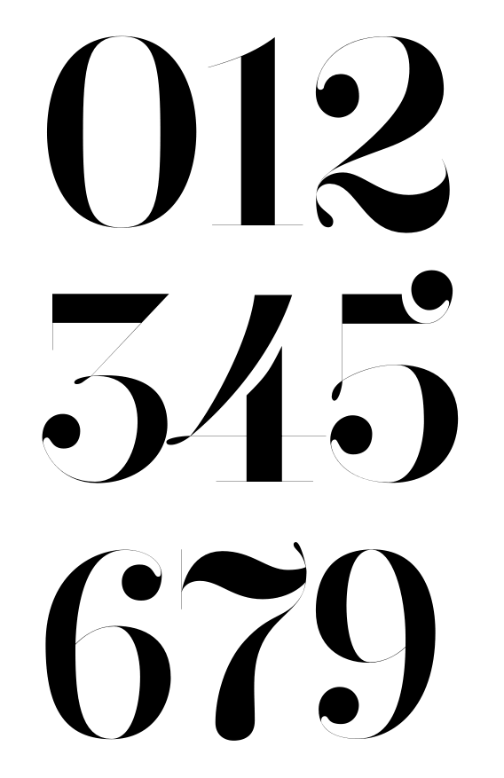 Detail Numbers Design Images Nomer 30