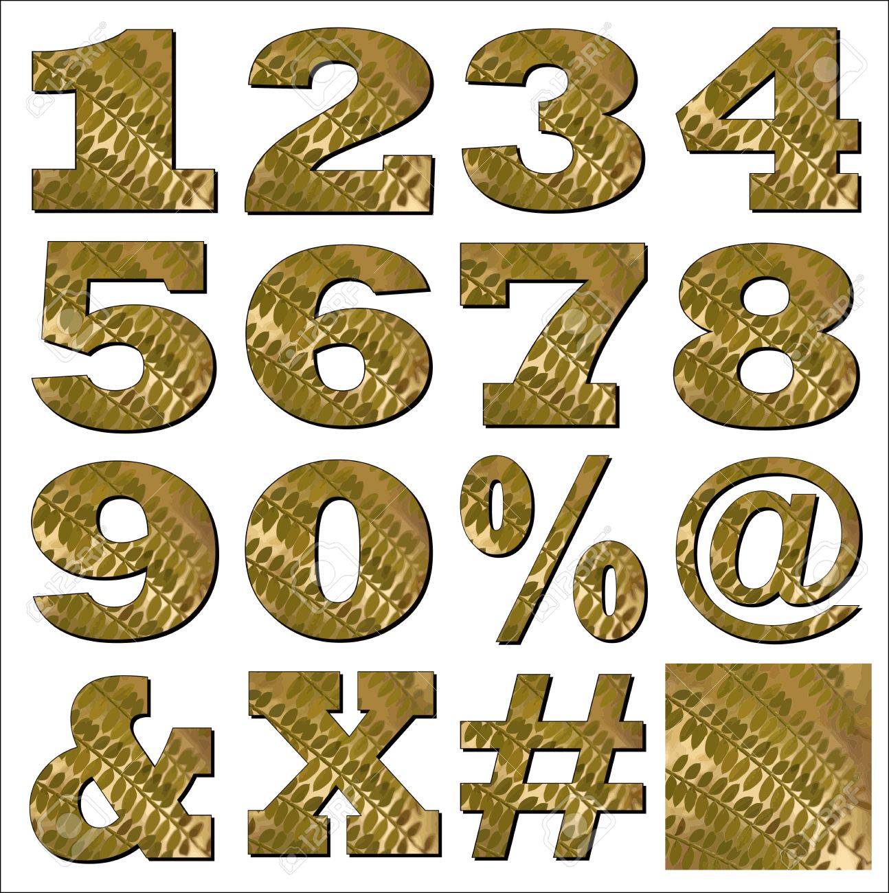Detail Numbers Design Images Nomer 5