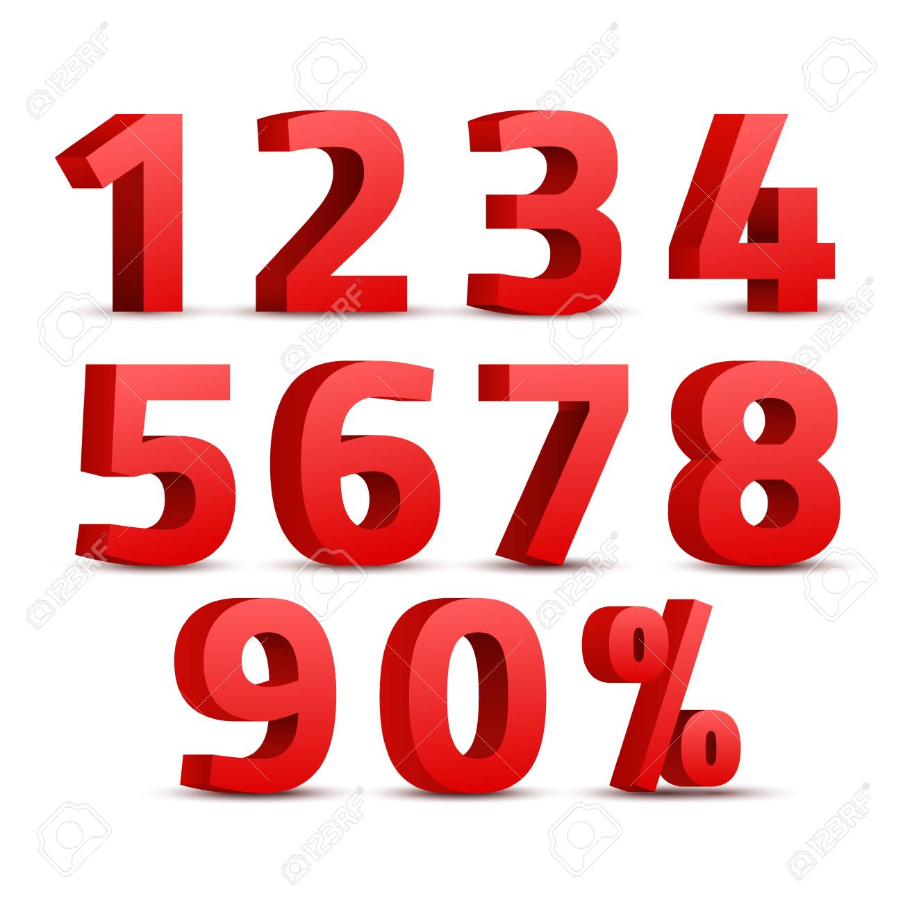 Detail Numbers Design Images Nomer 48