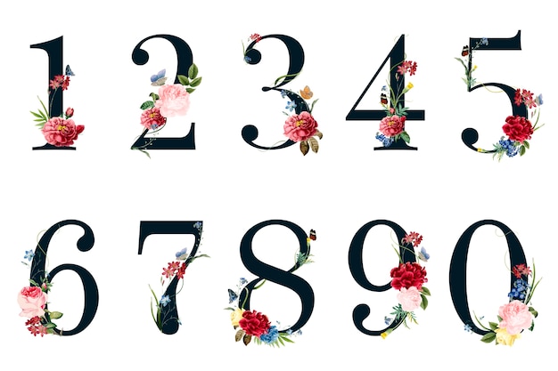 Detail Numbers Design Images Nomer 52