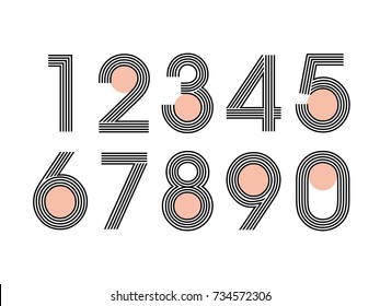 Detail Numbers Design Images Nomer 54