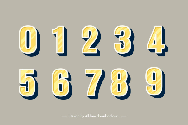 Detail Numbers Design Images Nomer 56