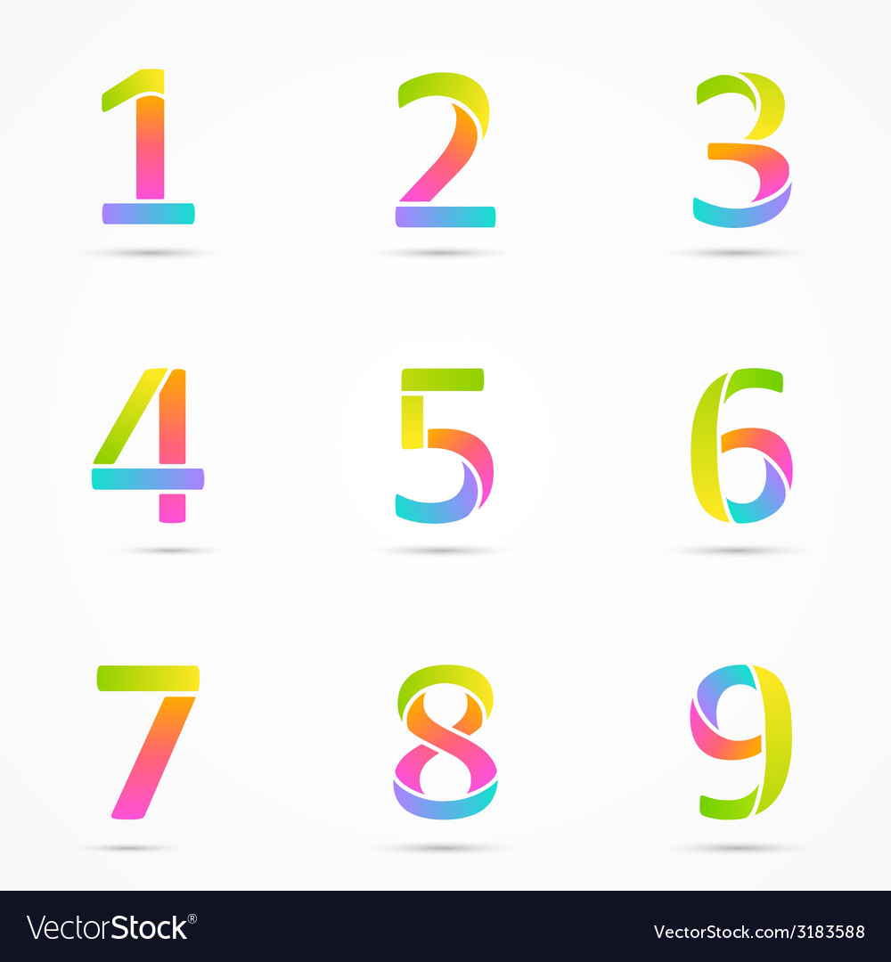 Detail Numbers Design Images Nomer 7