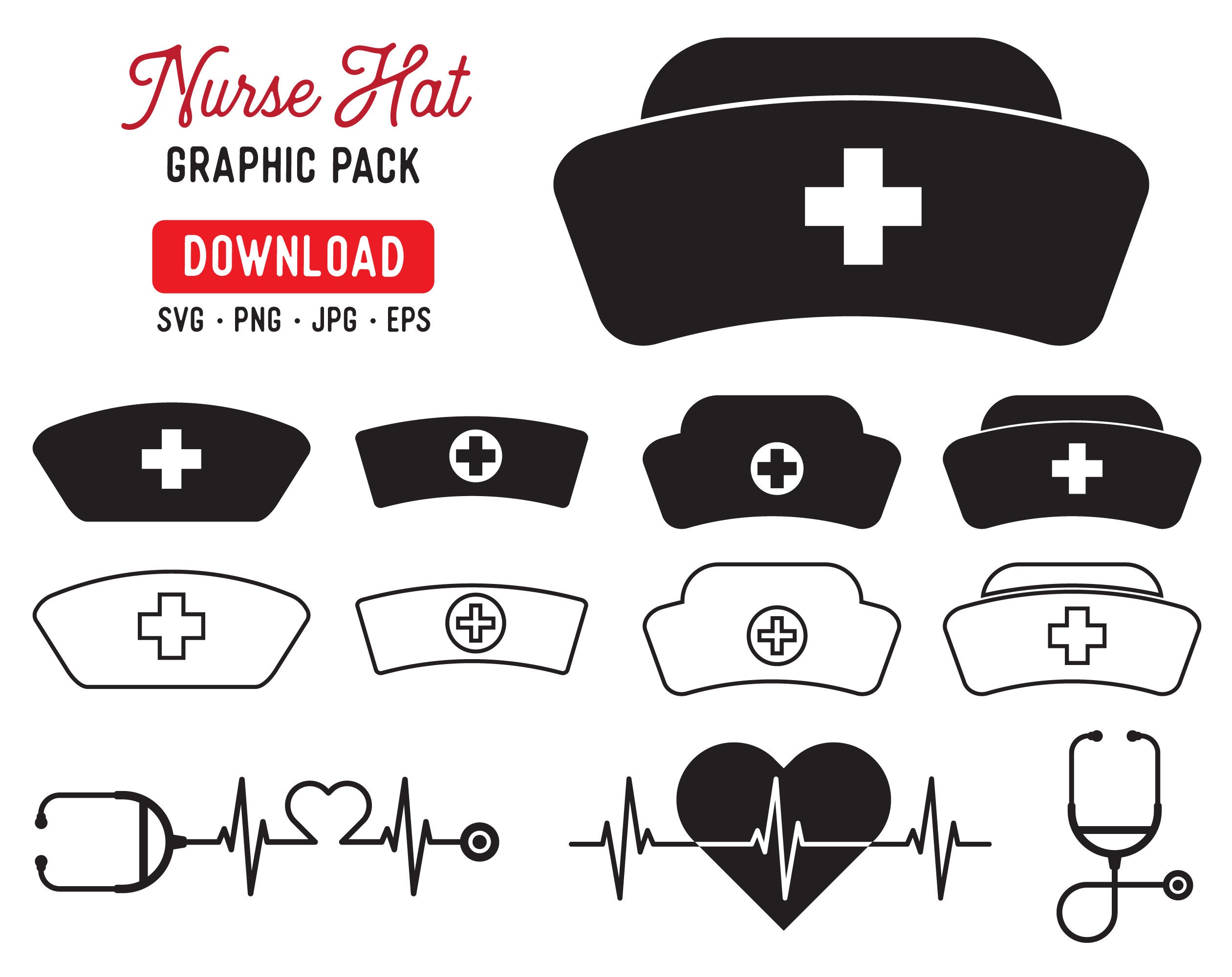 Detail Nurses Cap Clipart Nomer 36