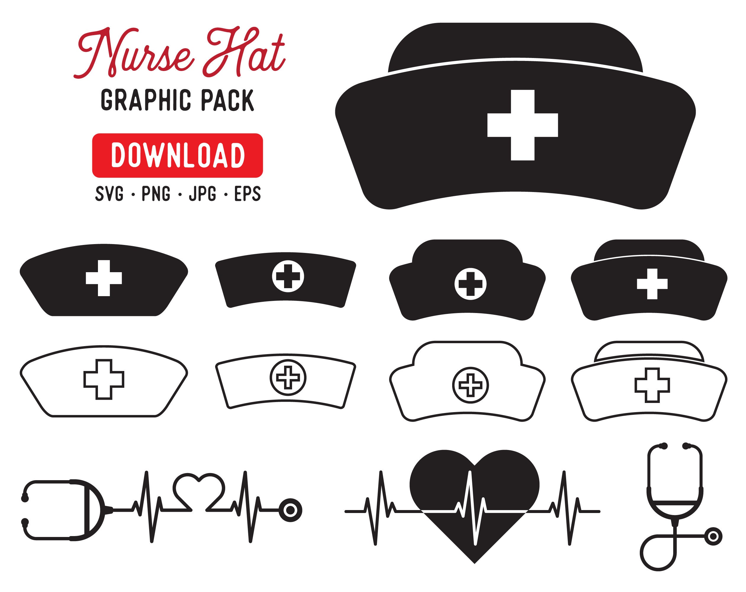 Detail Nurses Hat Clipart Nomer 40