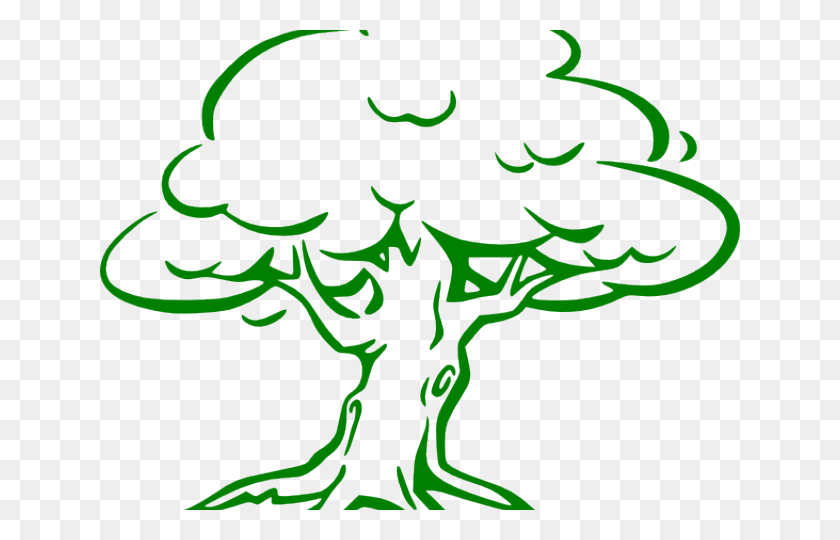 Detail Oak Tree Clipart Nomer 19