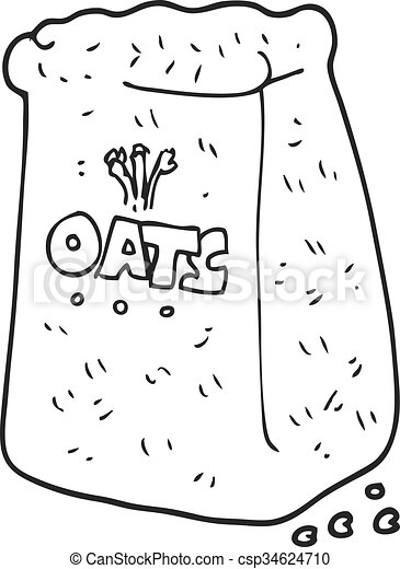 Detail Oatmeal Clipart Black And White Nomer 45