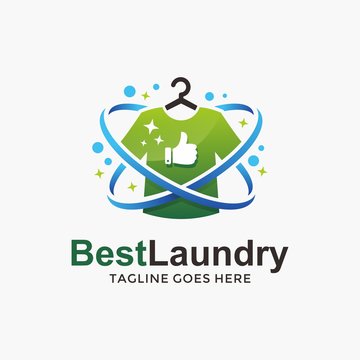 Detail Logo Laundry Baju Nomer 4