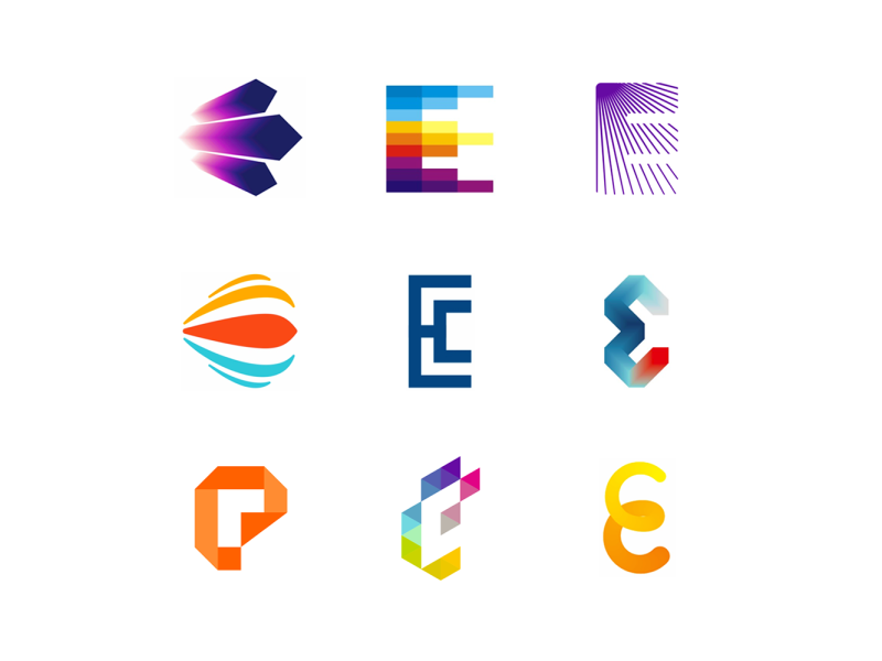 Detail Logo Letter E Nomer 22
