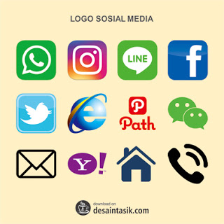Detail Logo Logo Sosial Media Nomer 36