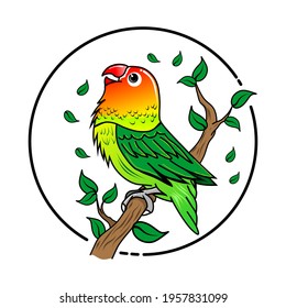 Detail Logo Love Bird Keren Nomer 14