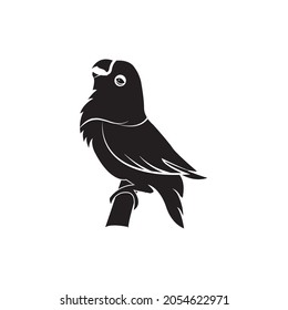 Detail Logo Lovebird Hitam Putih Nomer 3