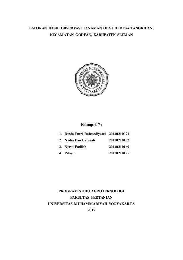 Detail Observasi Lingkungan Rumah Nomer 43