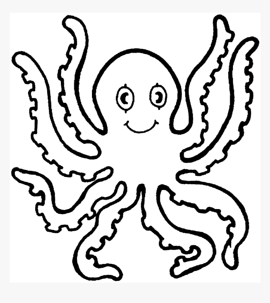 Detail Octopus Black And White Clipart Nomer 6