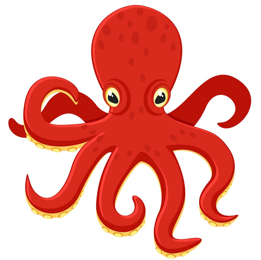 Detail Octopus Clip Art Nomer 10