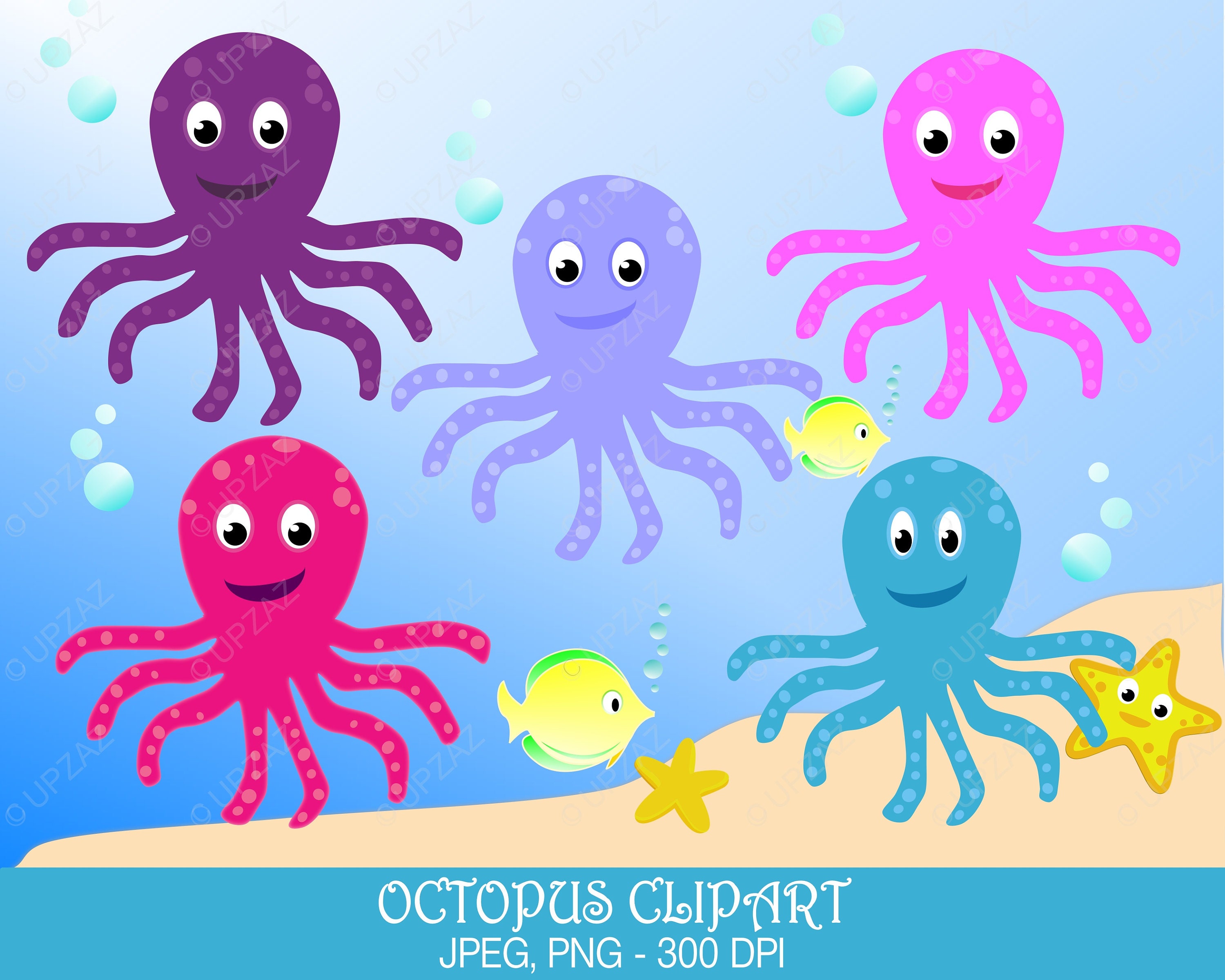 Detail Octopus Clipart Nomer 39