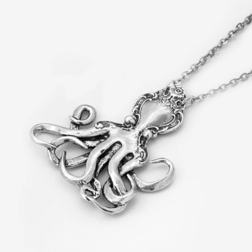 Detail Octopus Fork Necklace Nomer 29