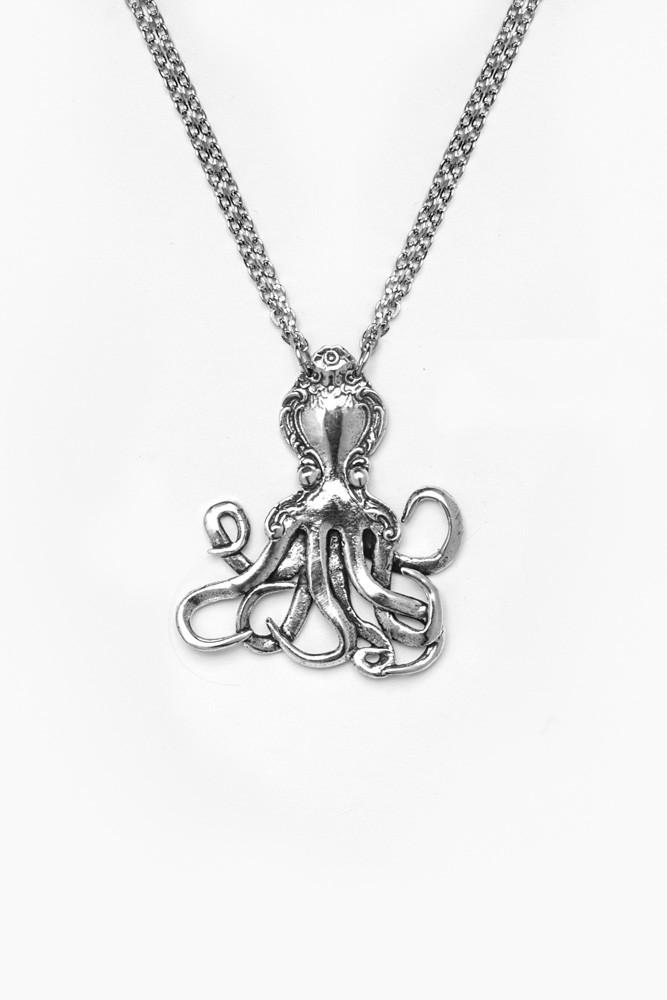 Detail Octopus Fork Necklace Nomer 41