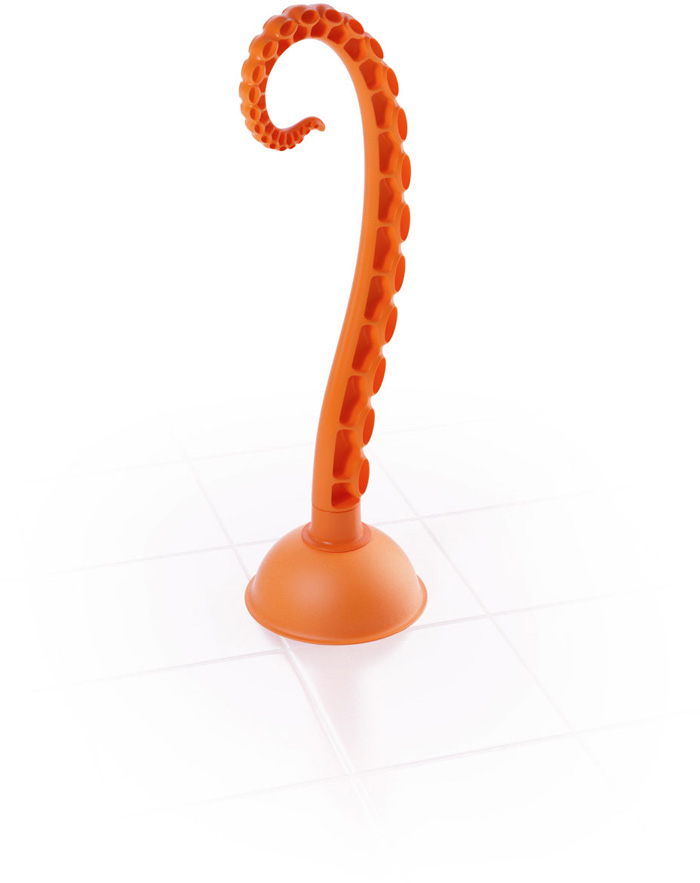 Detail Octopus Toilet Plunger Nomer 3