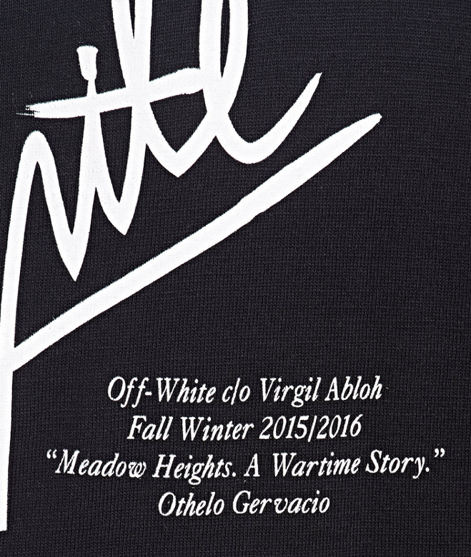 Detail Off White Font Nomer 44