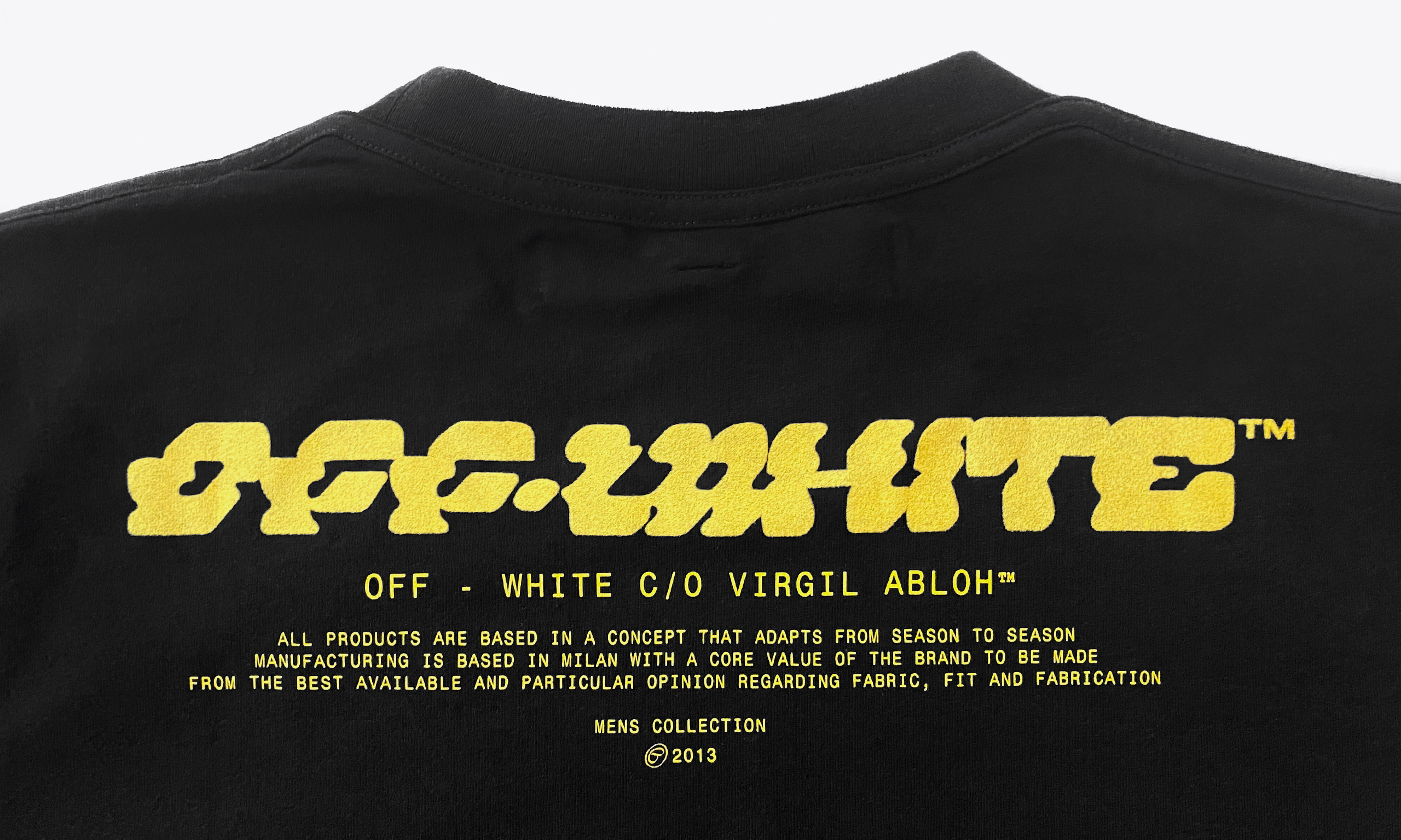 Detail Off White Font Nomer 8