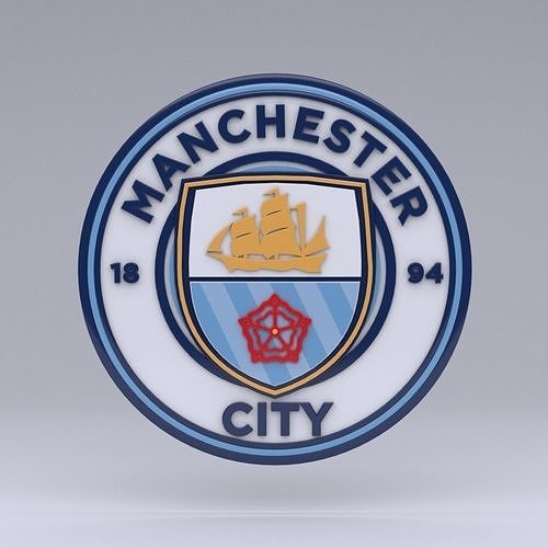 Logo Man City 3d - KibrisPDR