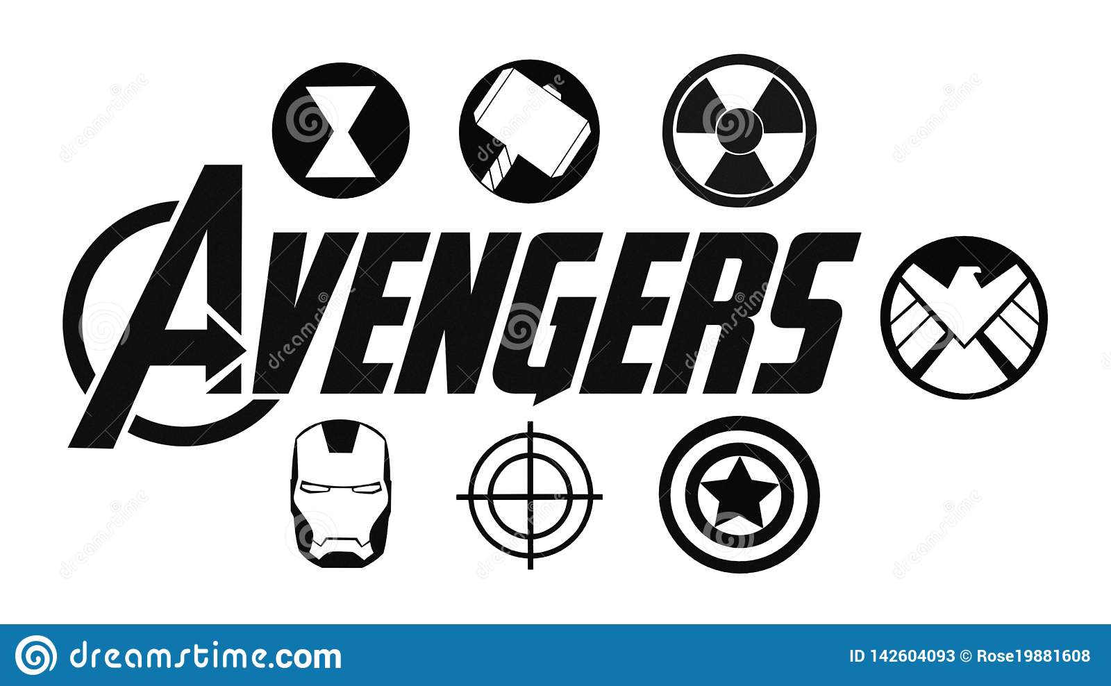 Detail Logo Marvel Avengers Nomer 43