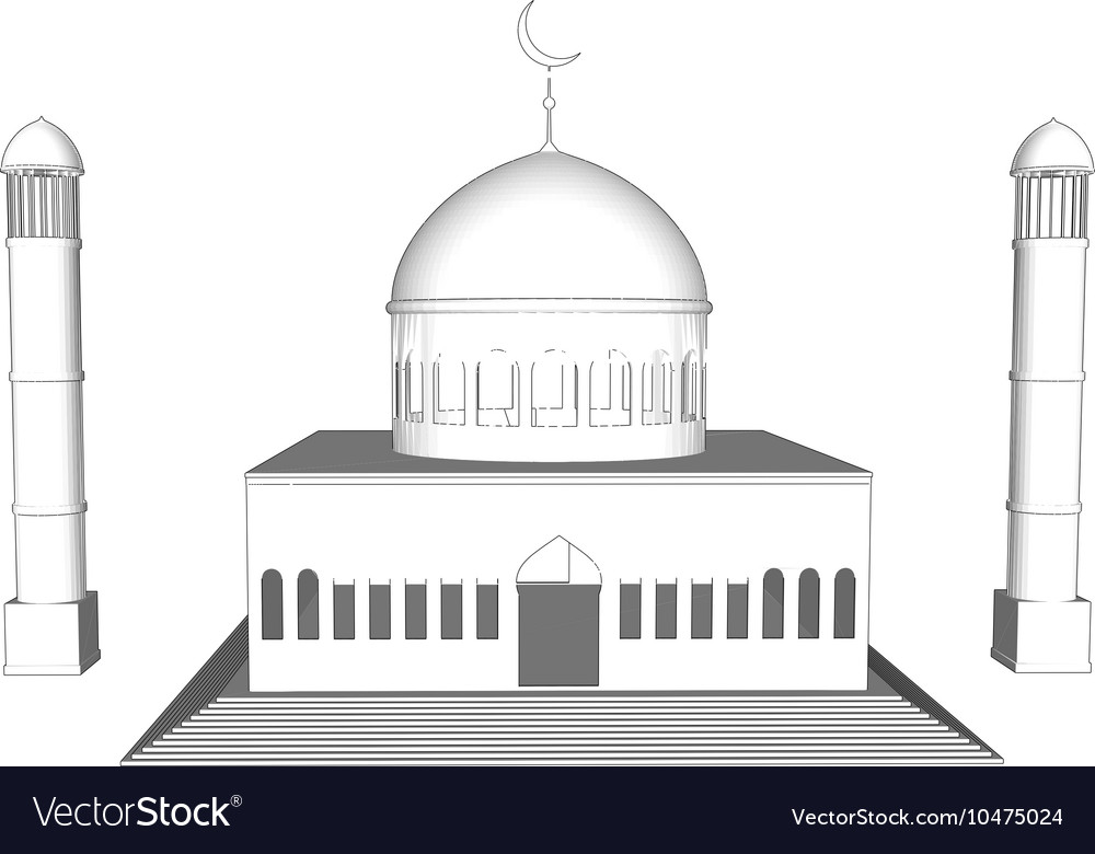 Detail Logo Masjid 3d Nomer 53