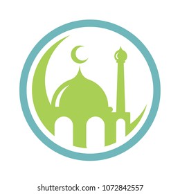 Detail Logo Masjid Berwarna Nomer 8