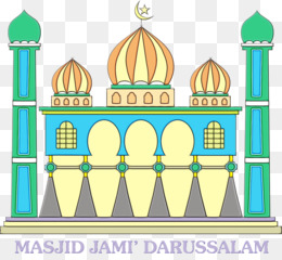 Detail Logo Masjid Darussalam Nomer 7