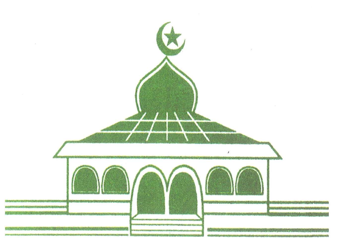 Detail Logo Masjid Jami Nomer 26