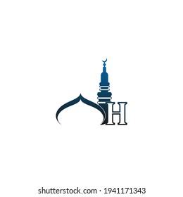 Detail Logo Masjid Polos Nomer 24