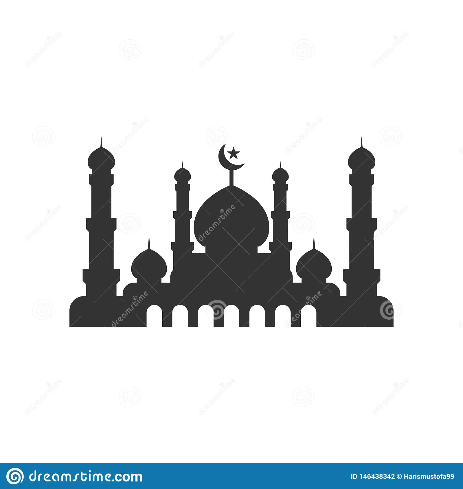 Detail Logo Masjid Siluet Nomer 46