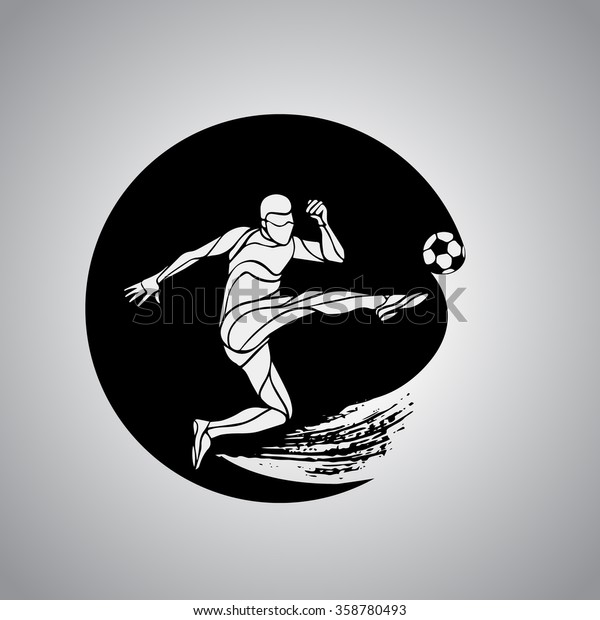 Detail Logo Menendang Bola Nomer 25