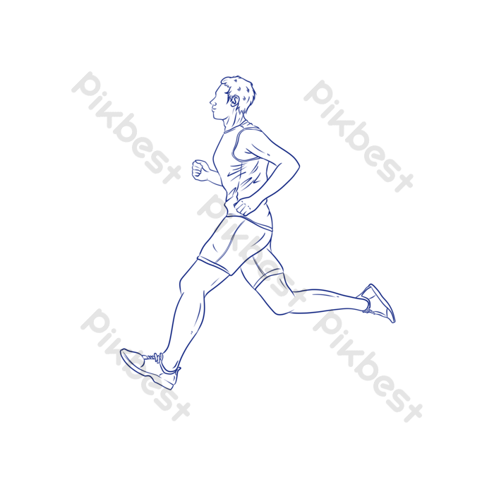Detail Olahraga Lari Kartun Nomer 47