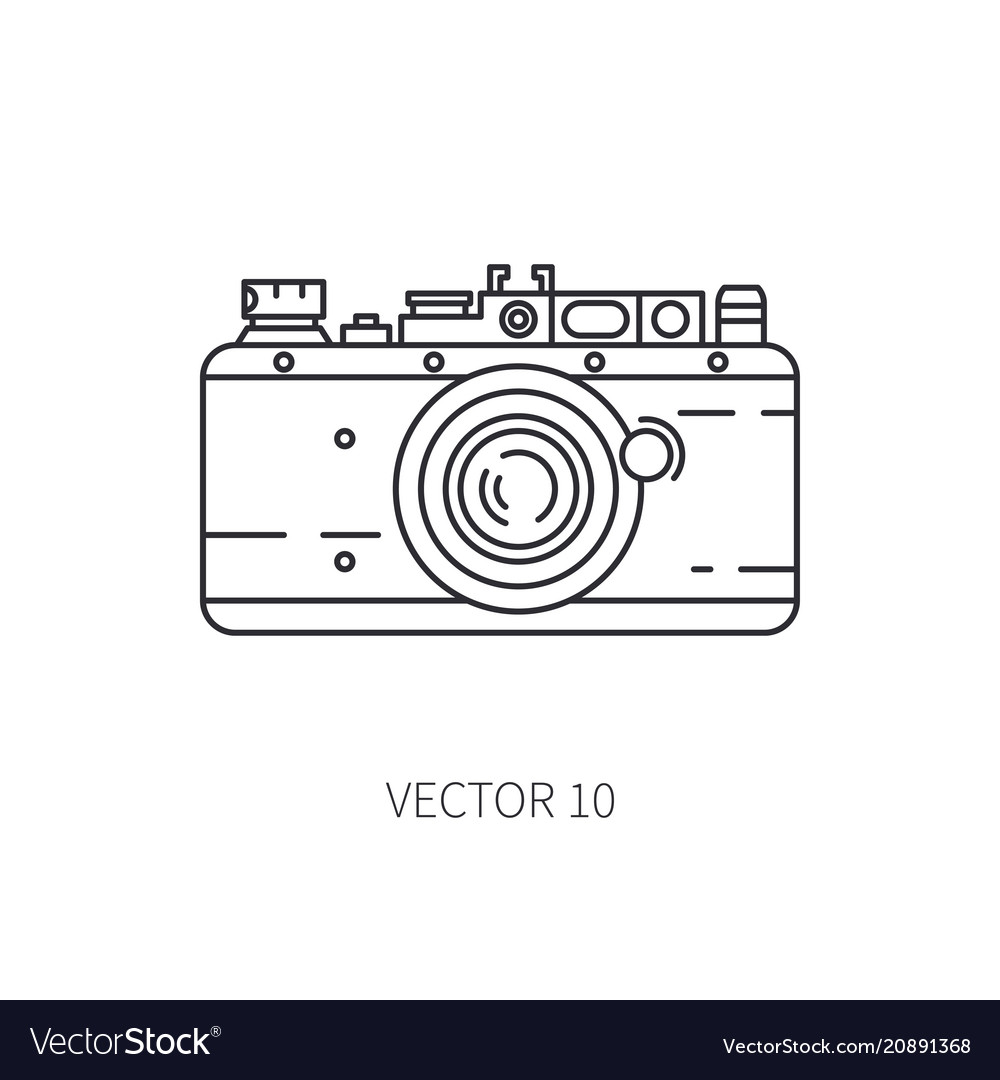 Detail Old Camera Vector Nomer 34