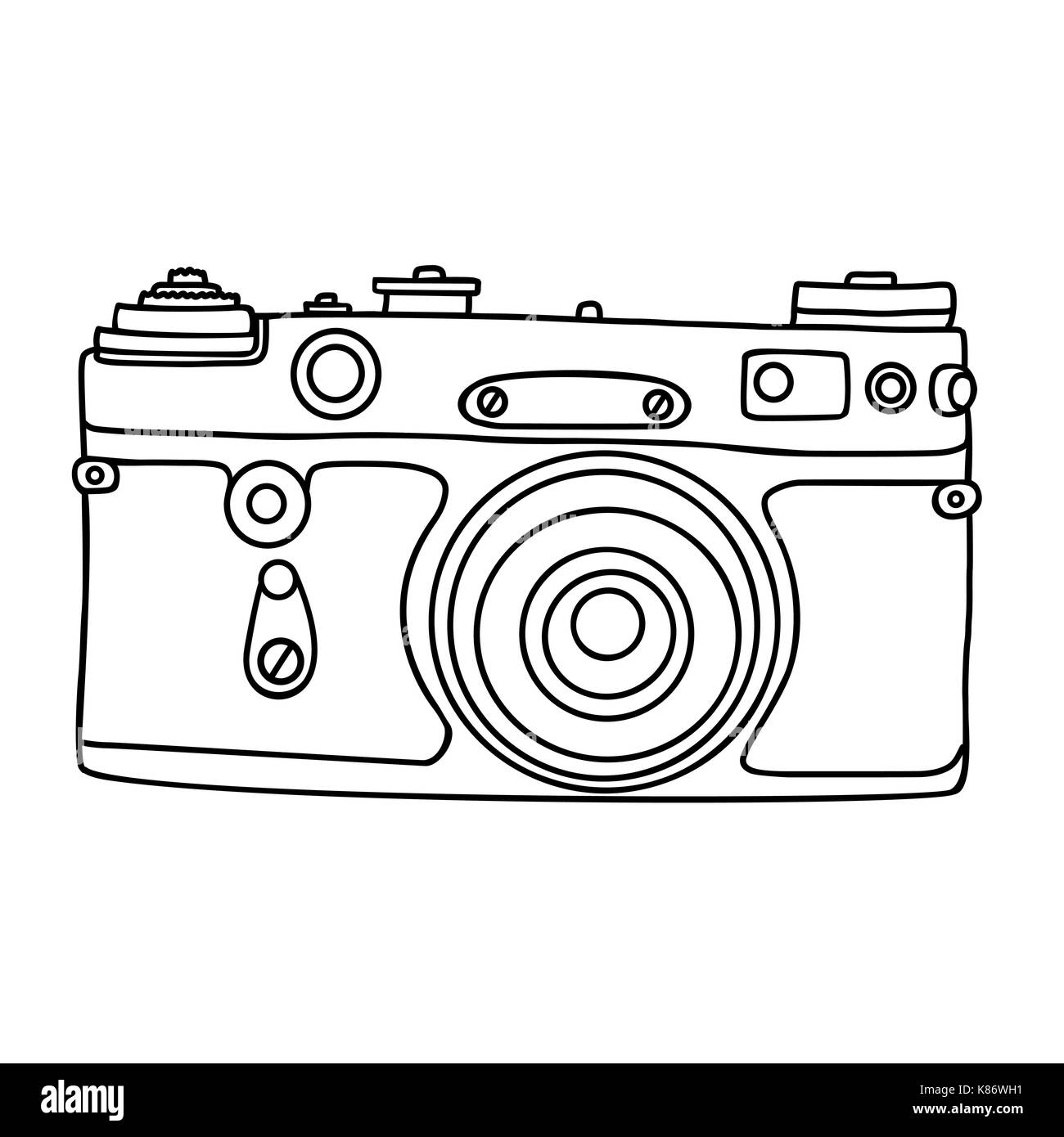 Detail Old Camera Vector Nomer 45