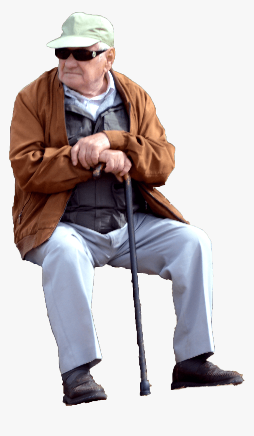 Detail Old Man Sitting Png Nomer 2