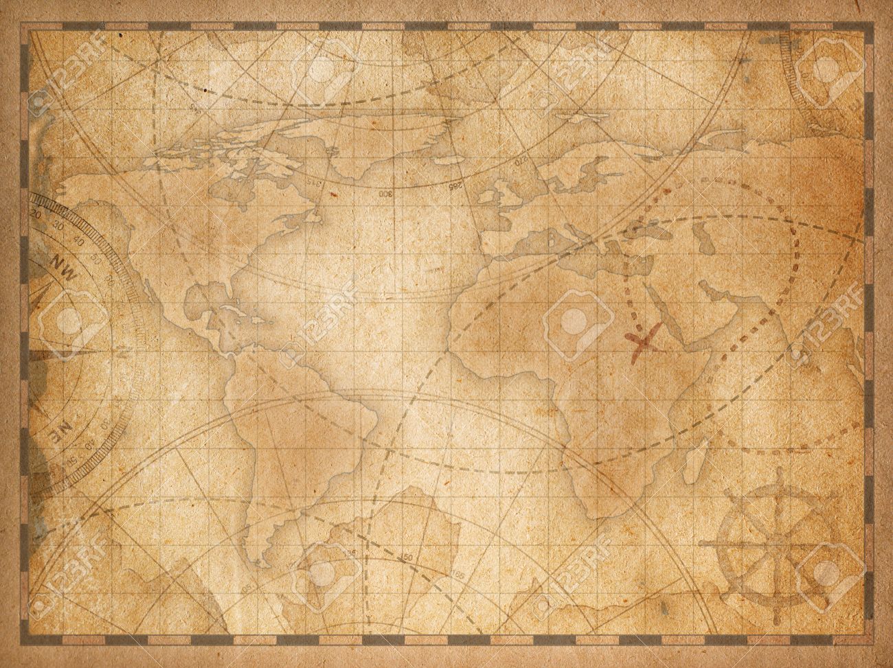 Detail Old Map Background Nomer 4