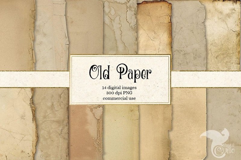 Detail Old Paper Texture High Resolution Nomer 54