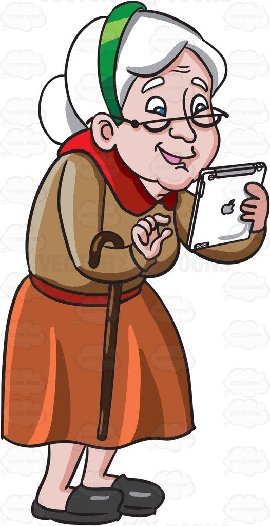 Detail Old Woman Clipart Nomer 10