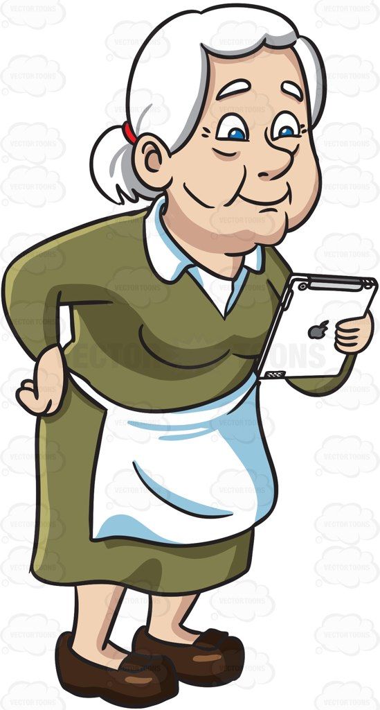Detail Old Woman Clipart Nomer 19