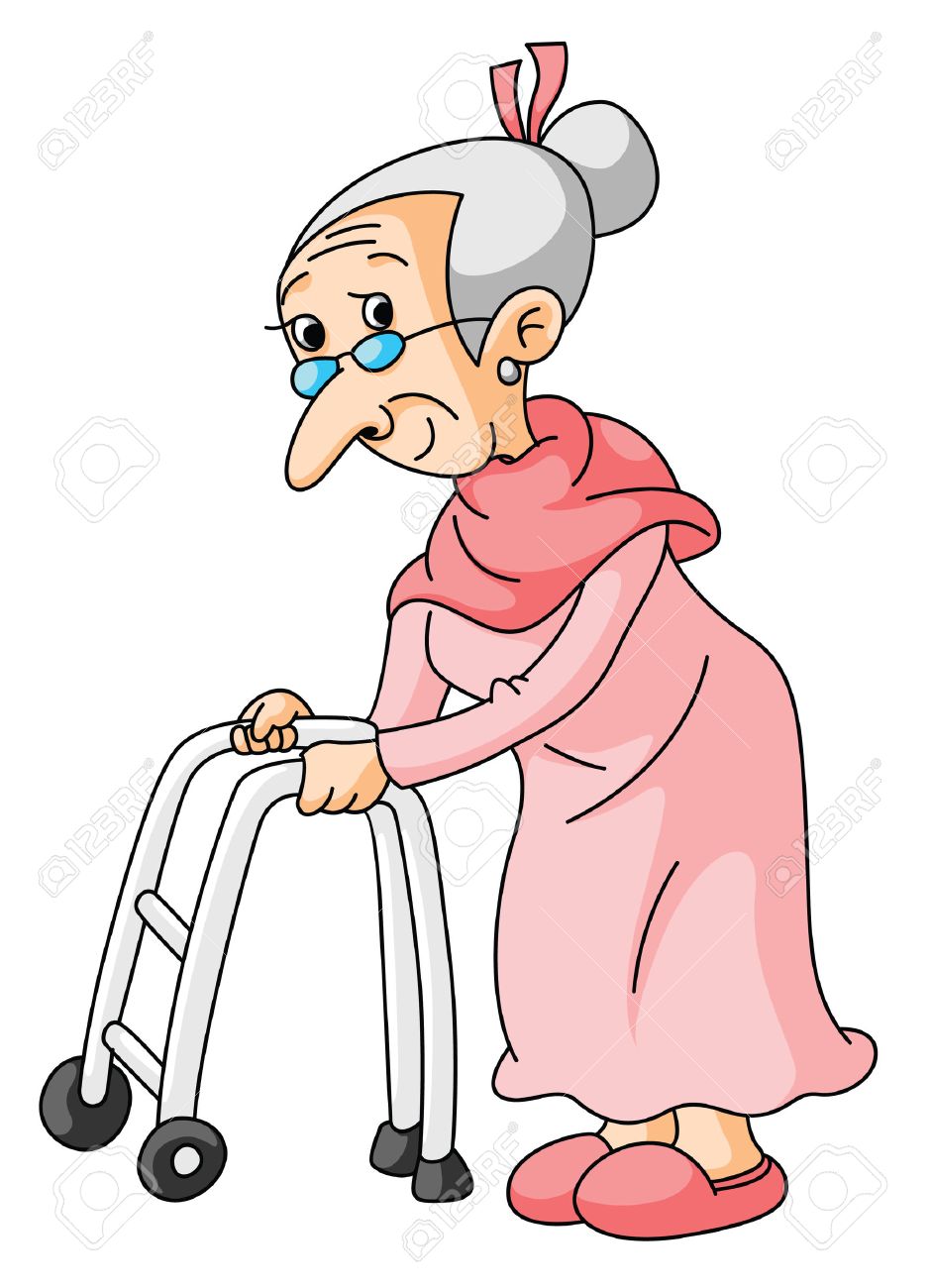 Detail Old Woman Clipart Nomer 4