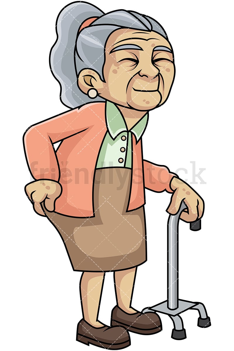 Detail Old Woman Clipart Nomer 7