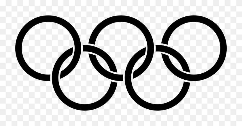 Detail Olympic Rings Black And White Nomer 6