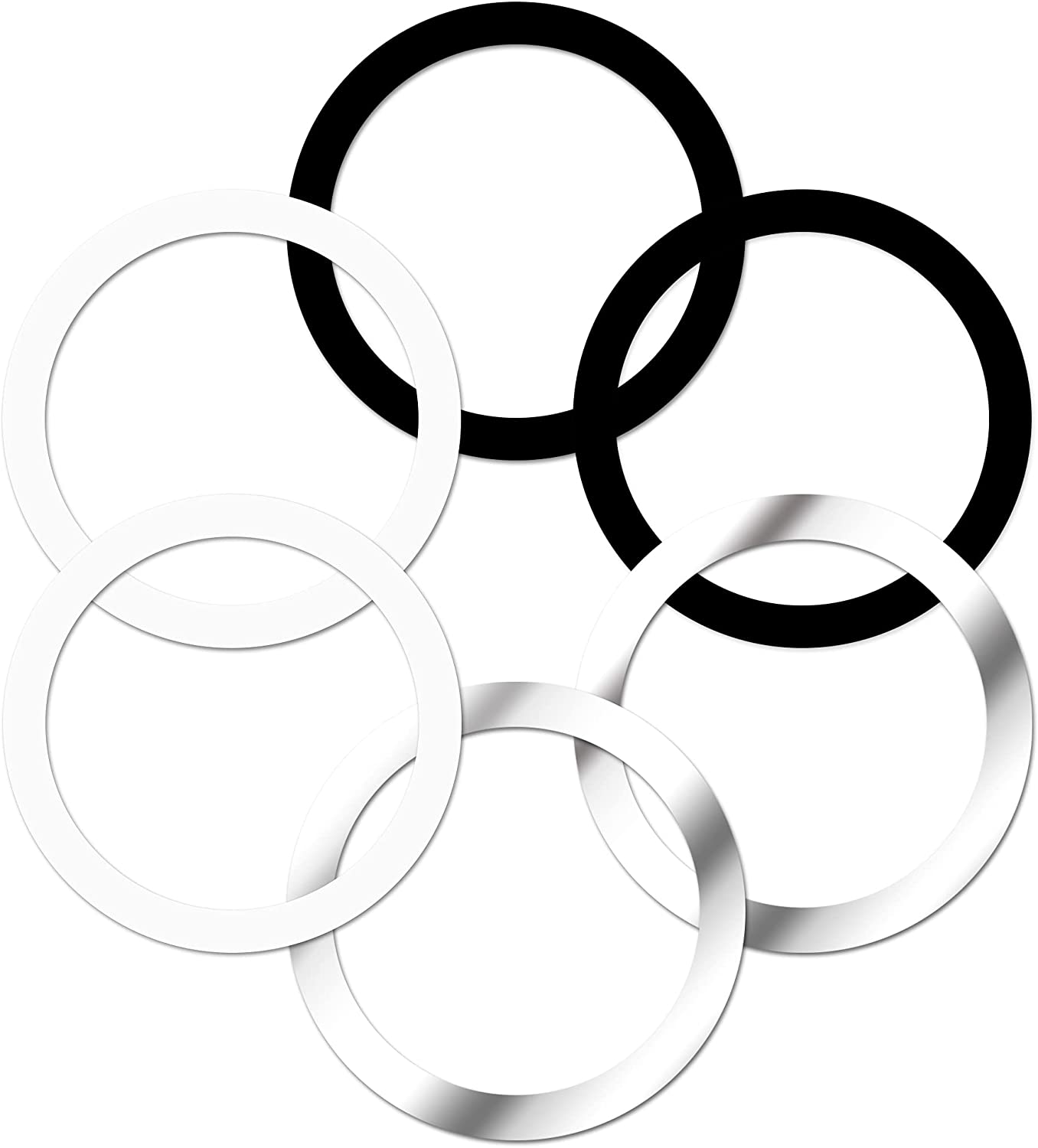 Detail Olympic Rings Black And White Nomer 47