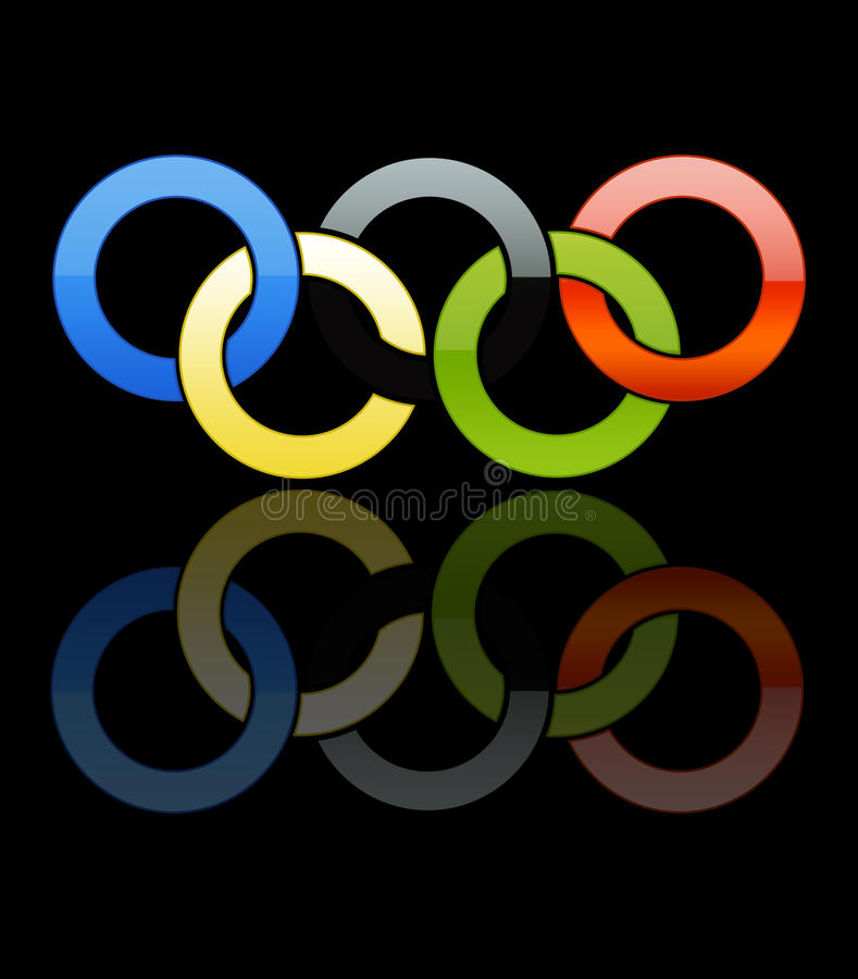 Detail Olympic Rings Black Background Nomer 9